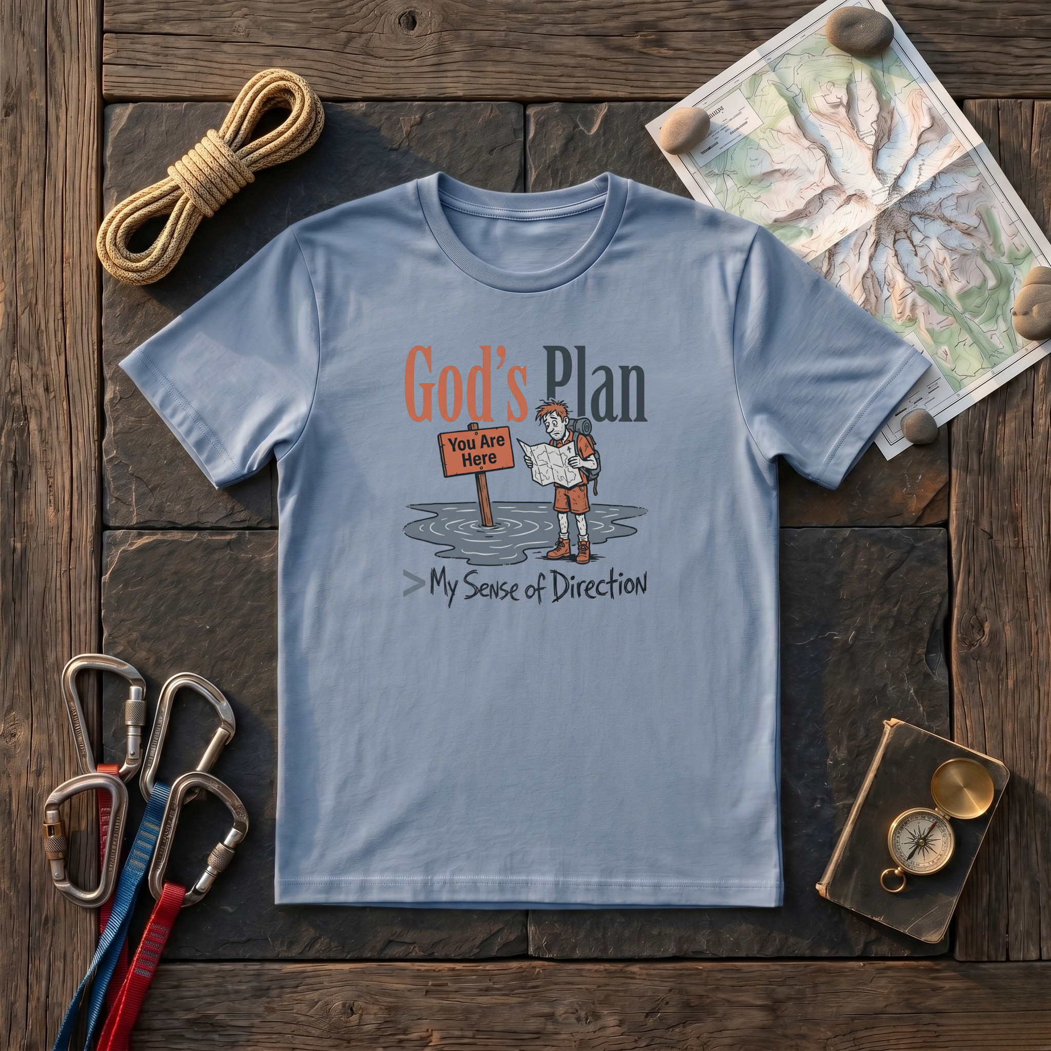 God's Plan > My Sense of Direction T-Shirt