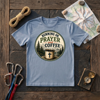Running On Prayer And Coffee T-Shirt