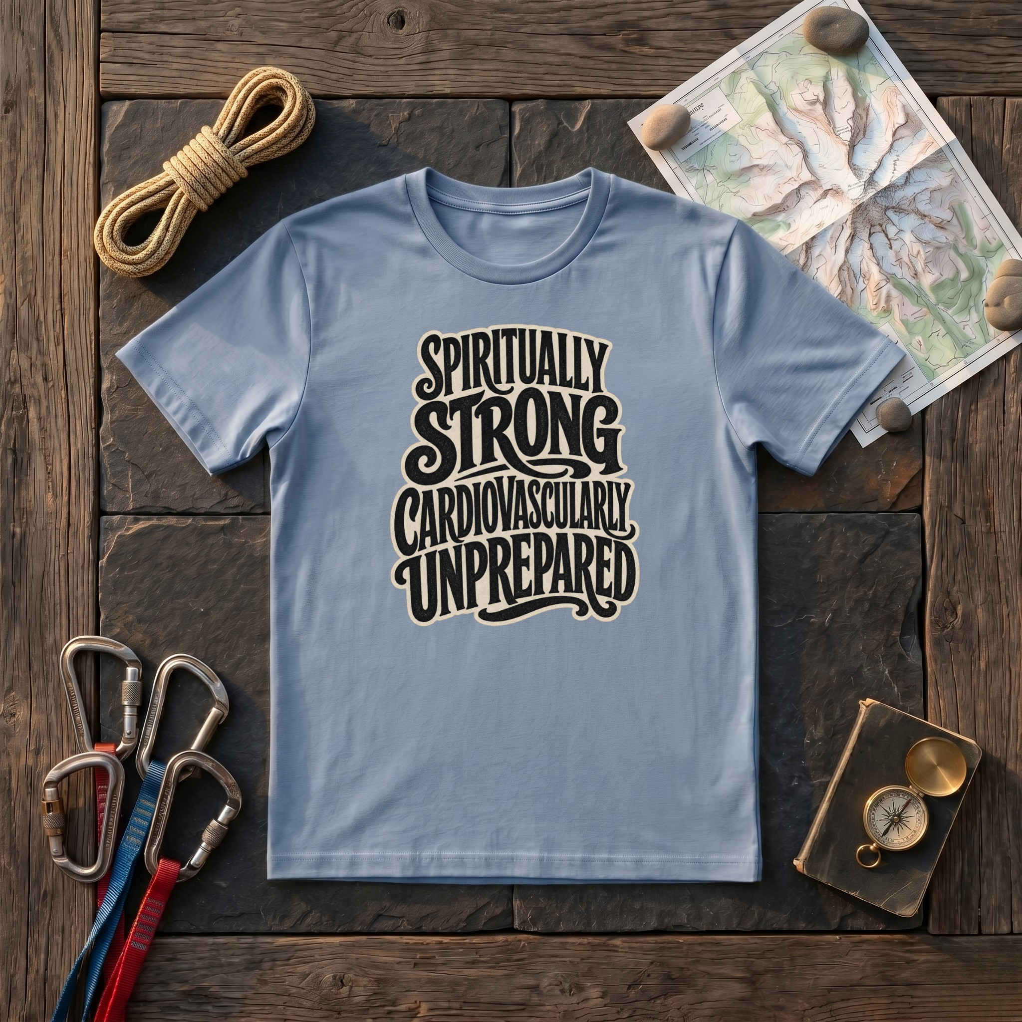 Spiritually Strong, Cardiovascularly Unprepared T-Shirt