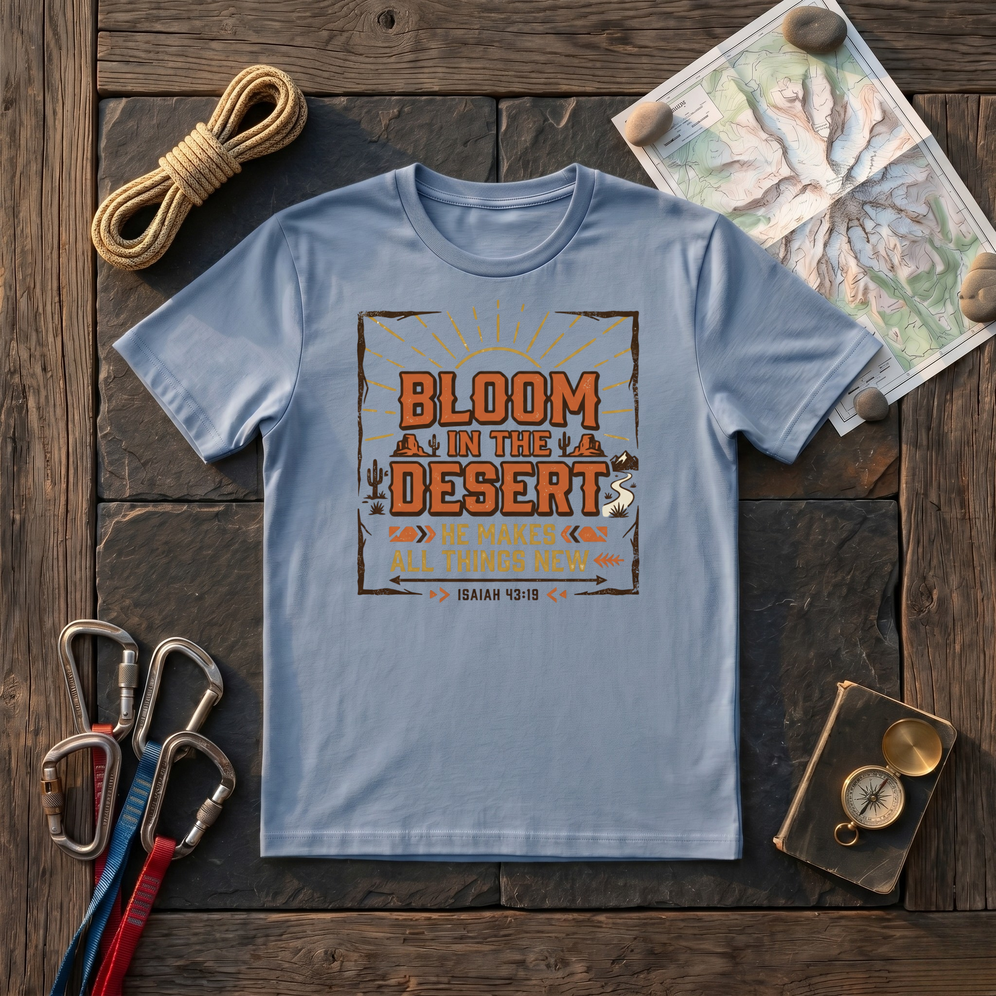 Bloom In The Desert, He Makes All Things New Isaiah 43:19 T-Shirt