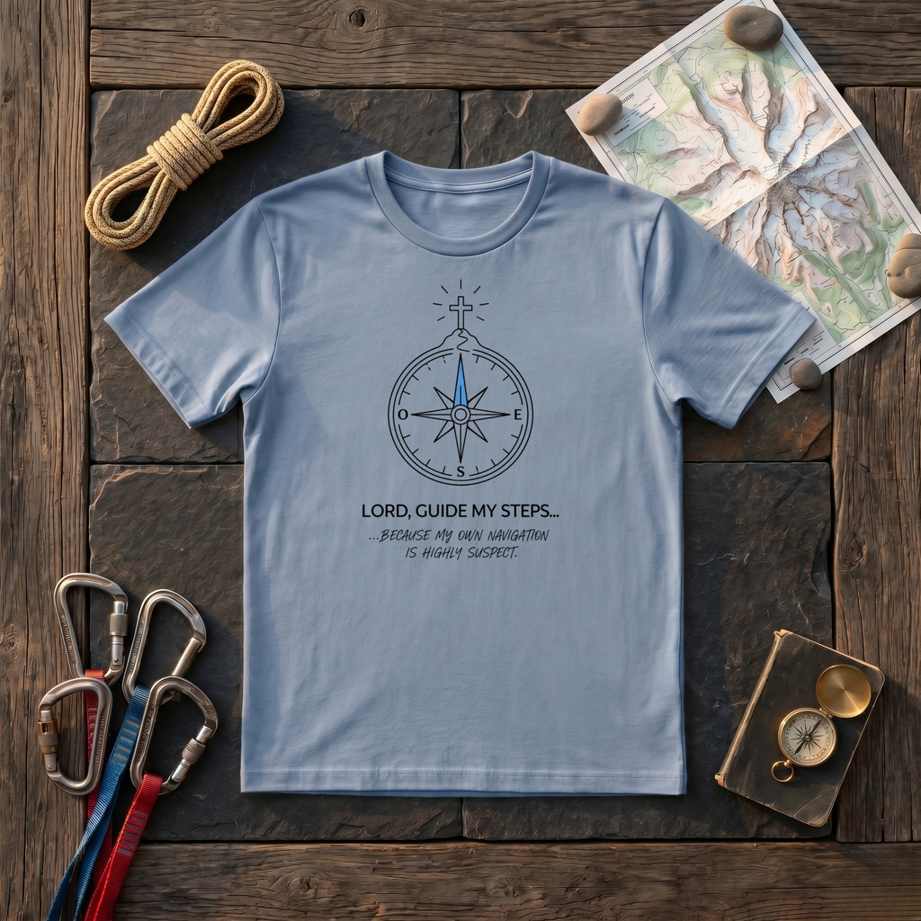 Lord, Guide My Steps, My Navigation Is Highly Suspect T-Shirt