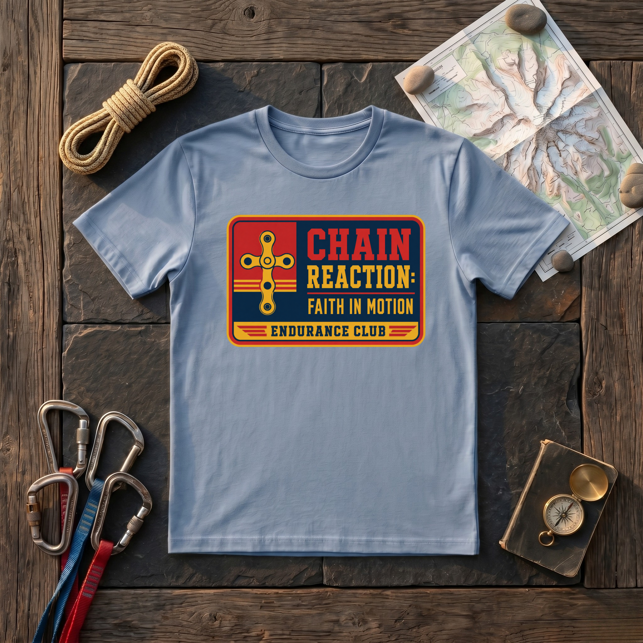 Chain Reaction: Faith in Motion T-Shirt