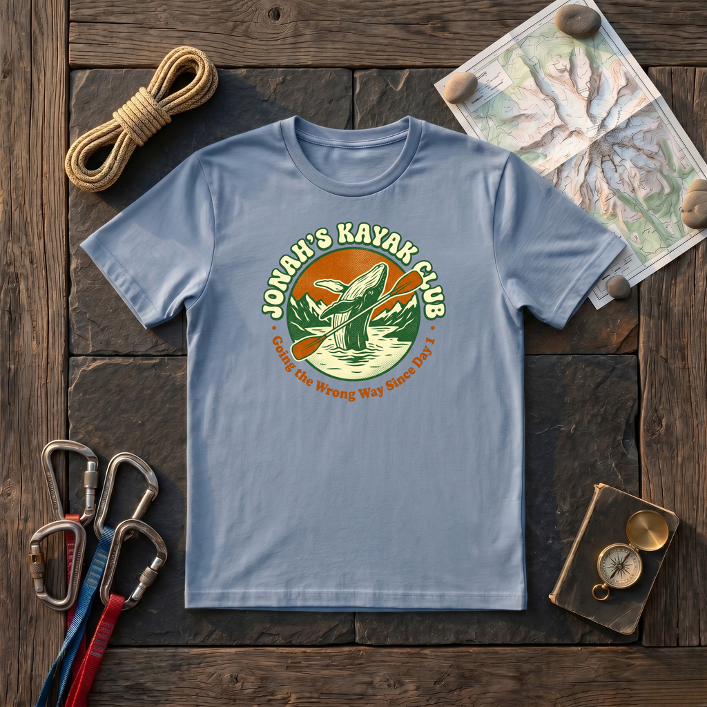 Jonahs Kayak Club Going The Wrong Way Since Day 1 T-Shirt