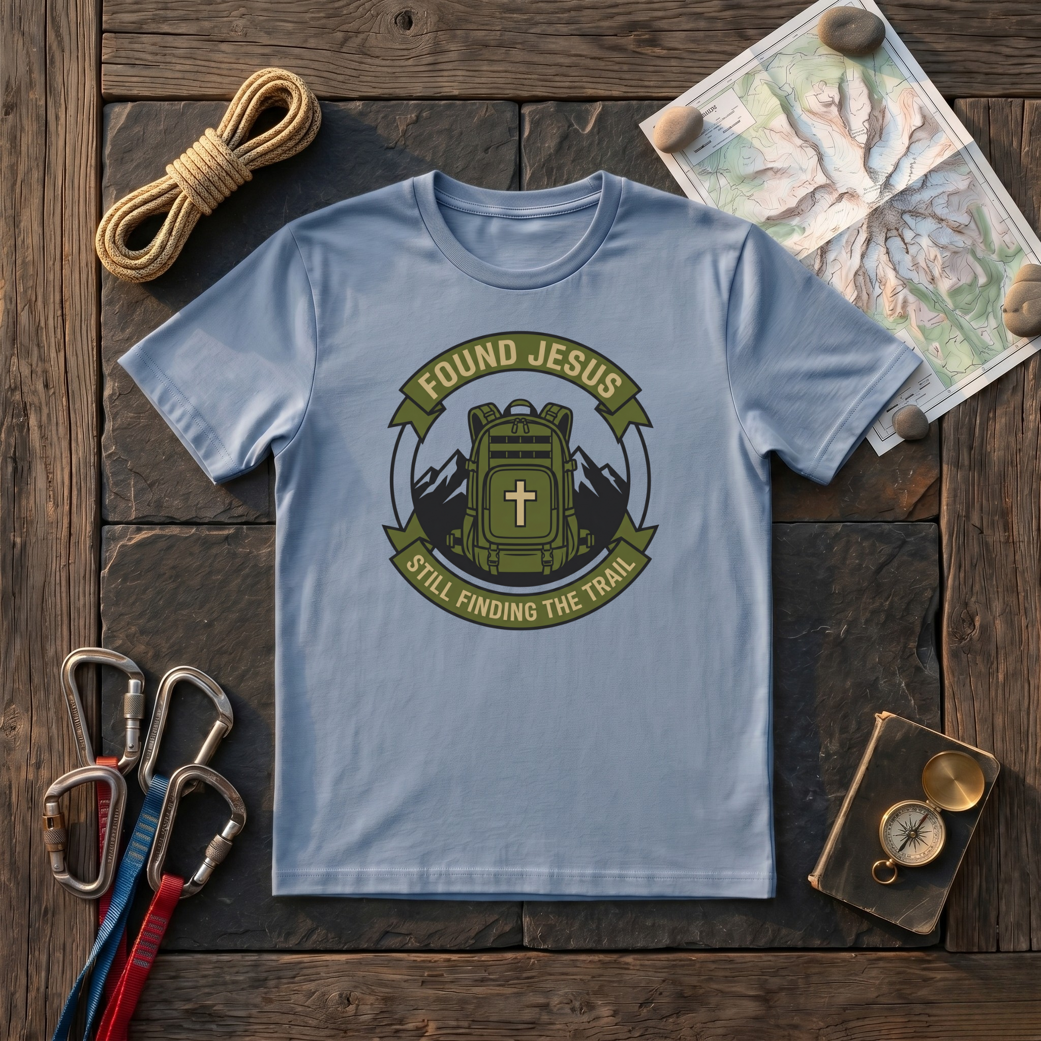 Found Jesus Still Finding the Trail T-Shirt