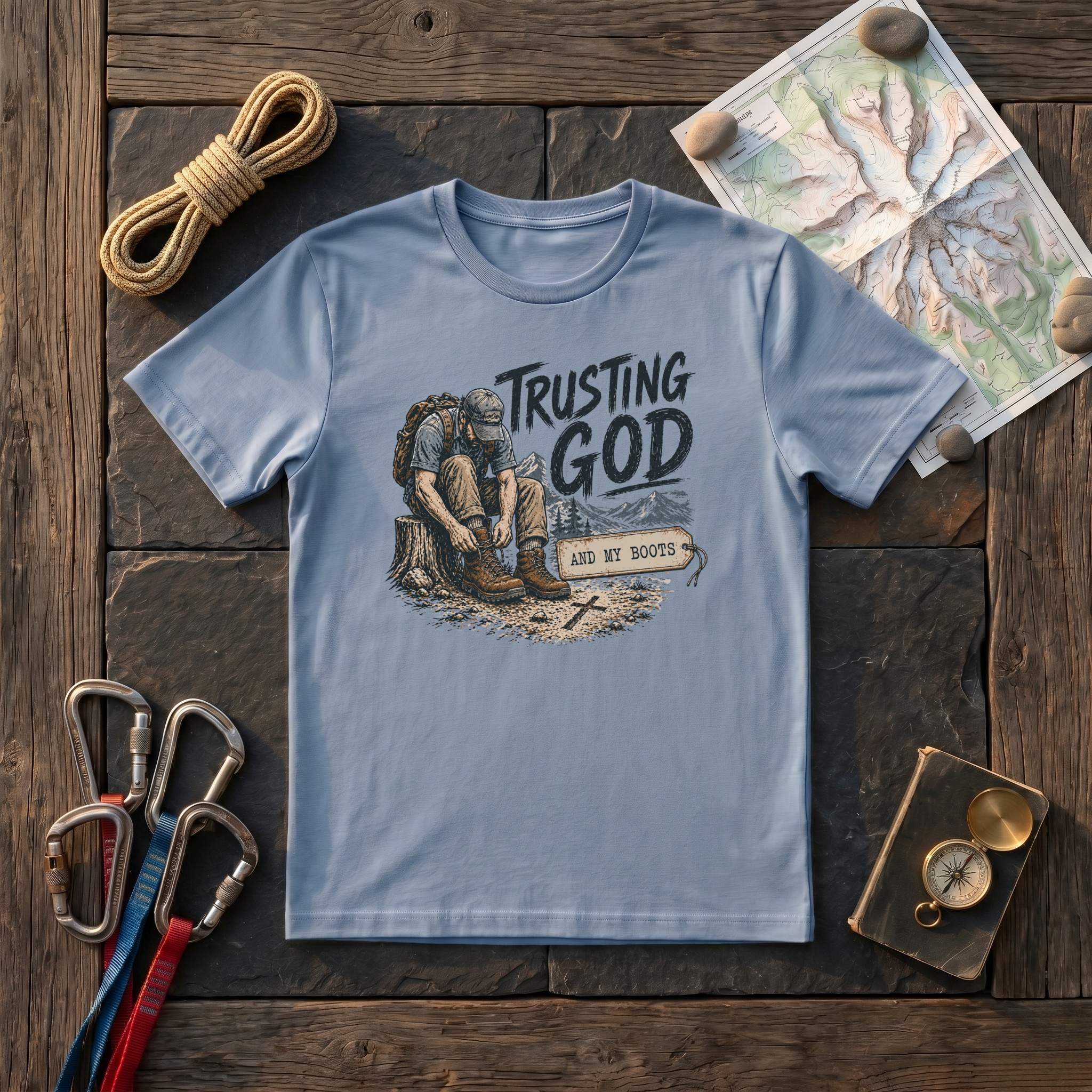 Trusting God And My Boots T-Shirt
