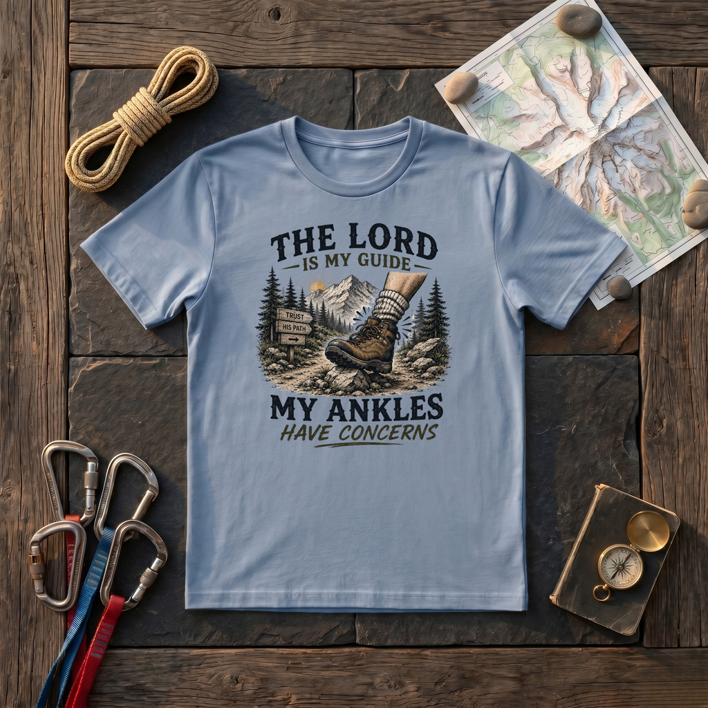 The Lord Is My Guide, My Ankles Have Concerns T-Shirt