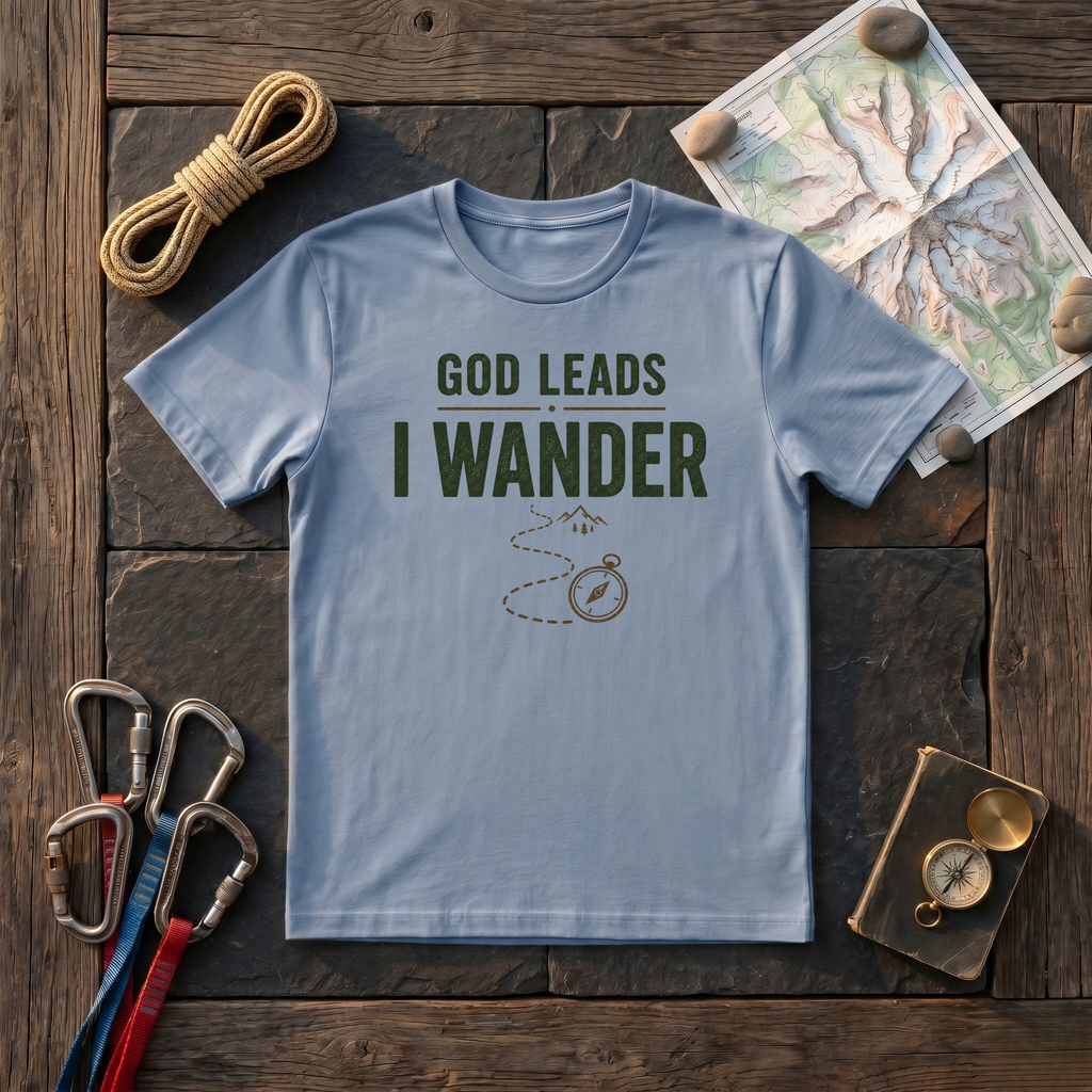 God Leads, I Wander T-Shirt