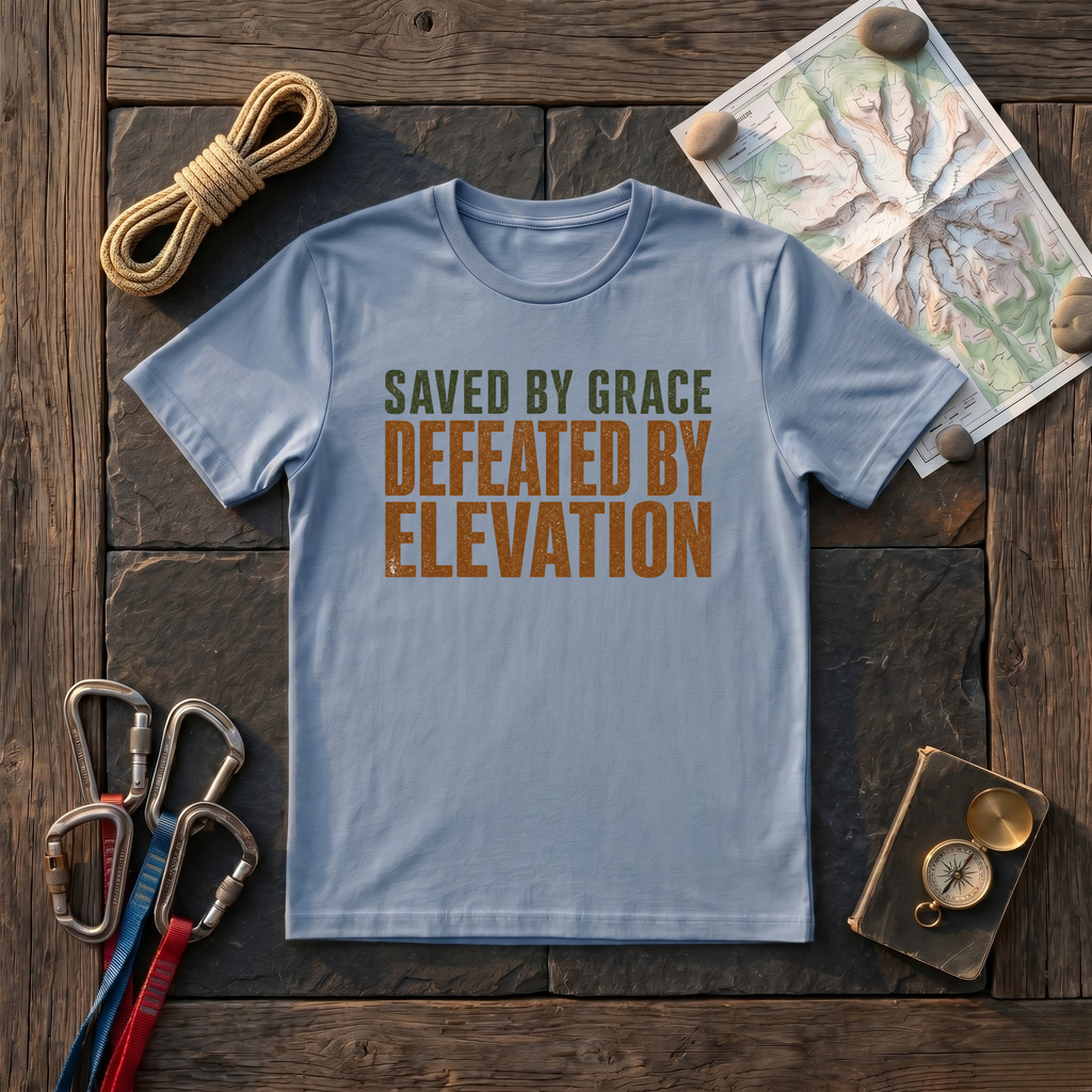 Saved By Grace, Defeated By Elevation T-Shirt