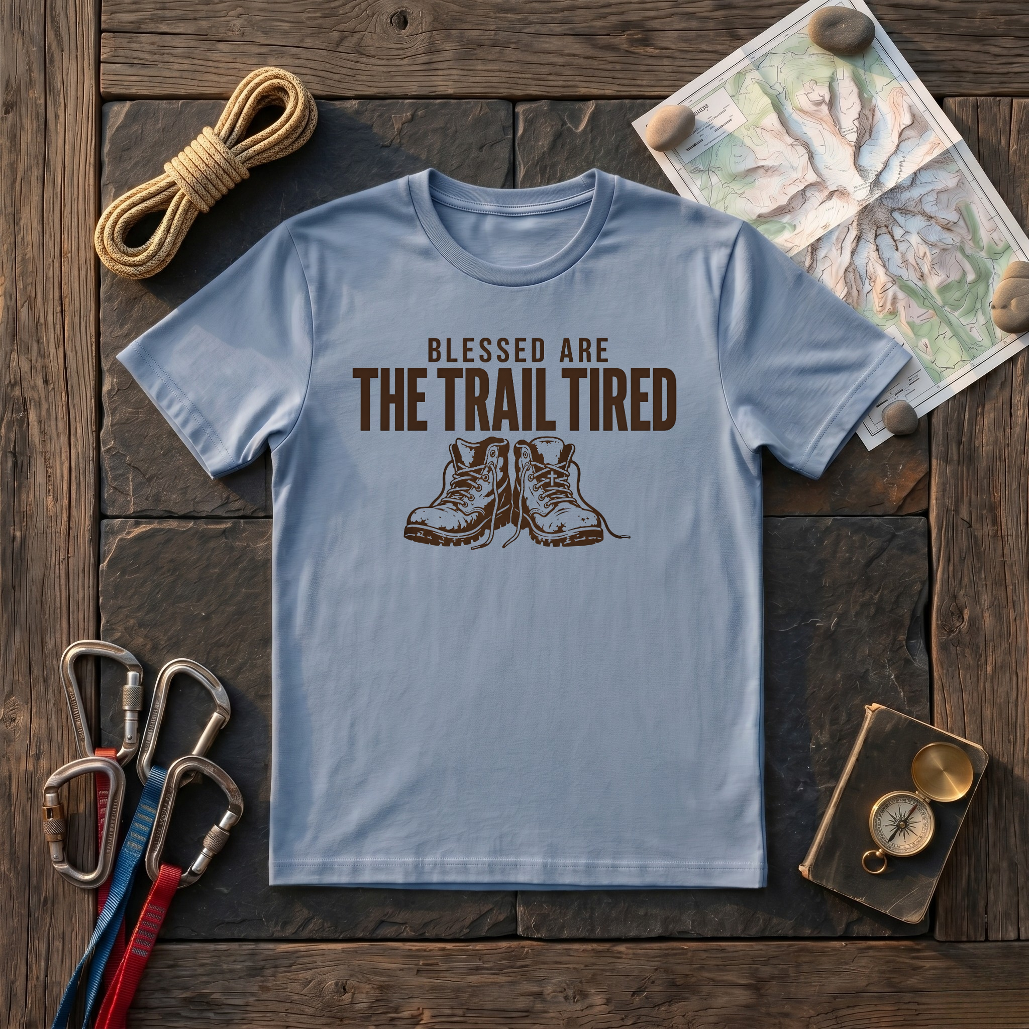 Blessed Are The Trail Tired T-Shirt