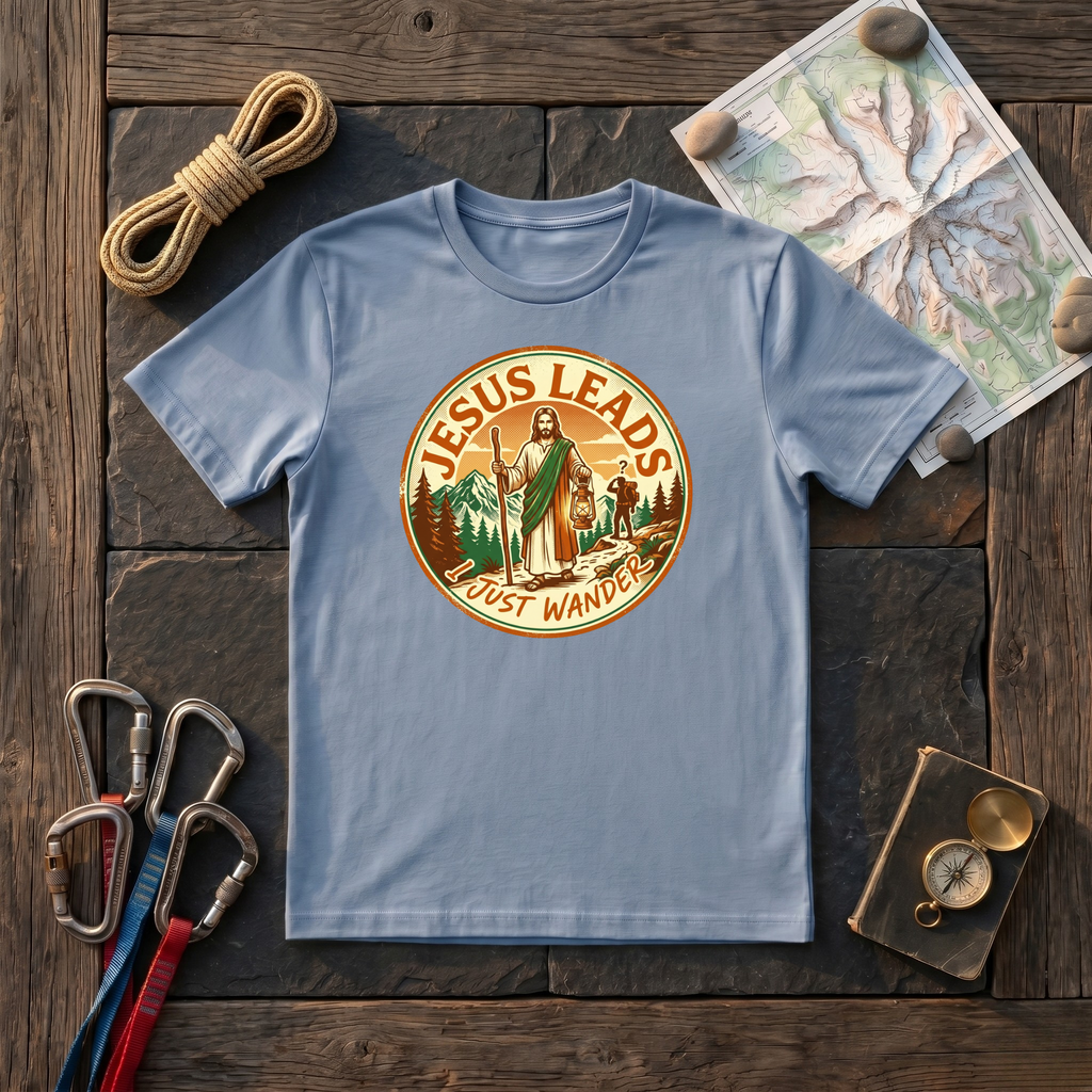 Jesus Leads I Just Wander T-Shirt