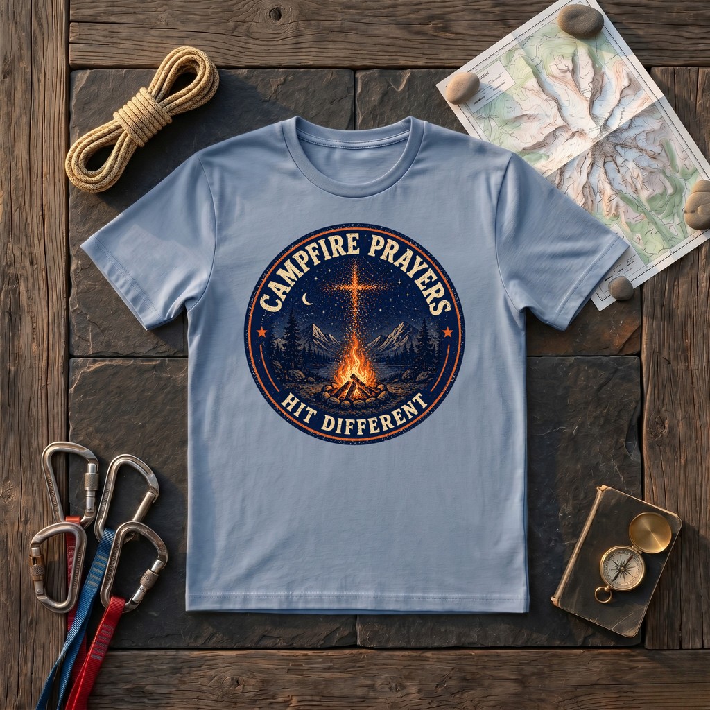 Campfire Prayers Hit Different T-Shirt