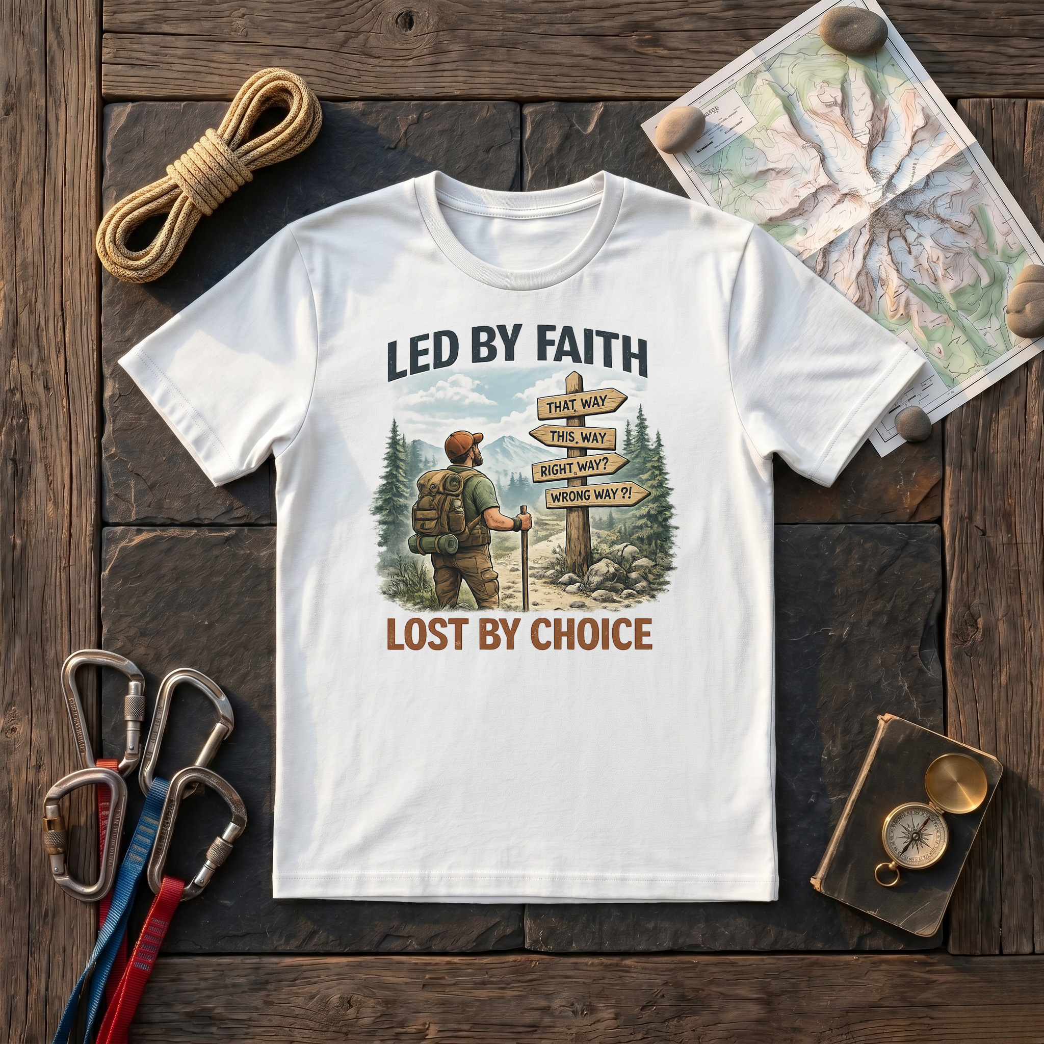 Led By Faith, Lost By Choice T-Shirt