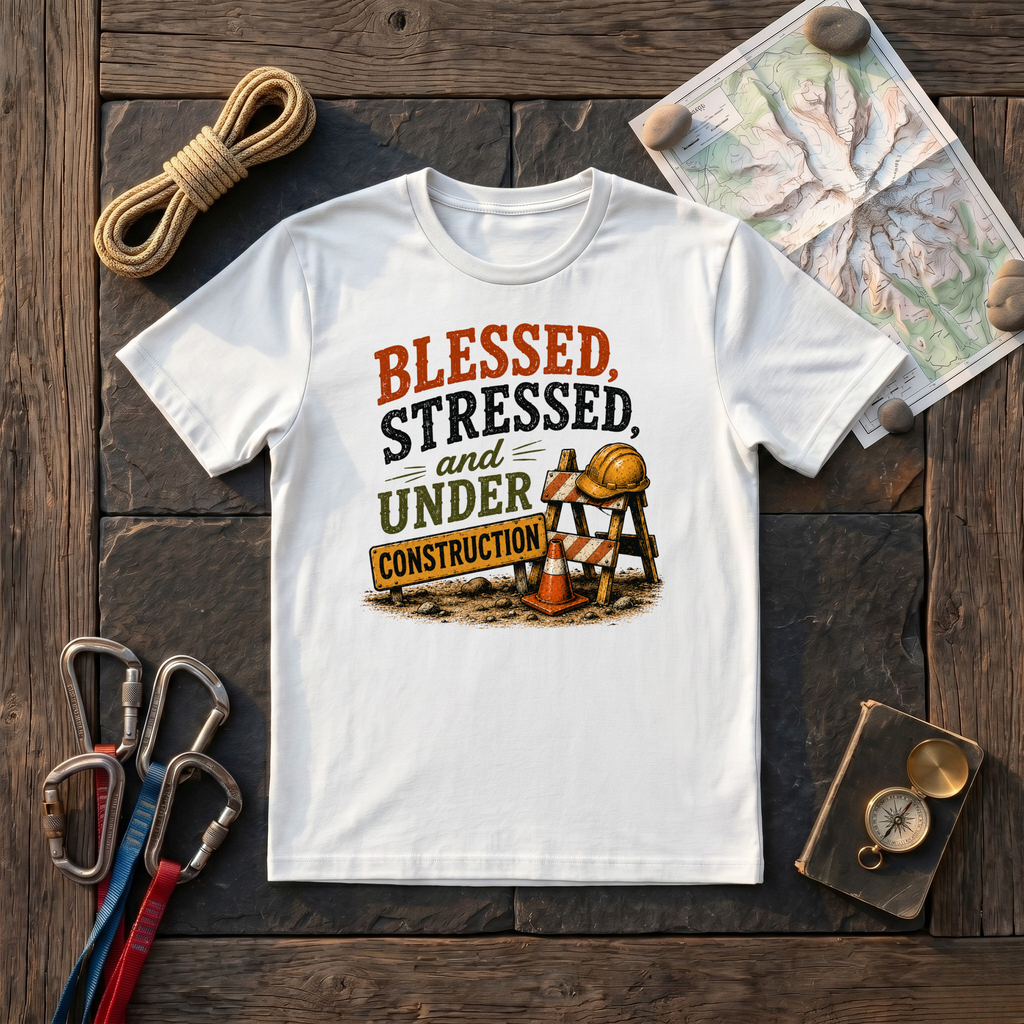 Blessed, Stressed, And Under Construction T-Shirt