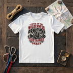 Tested In The Wilderness, Sustained By Grace T-Shirt