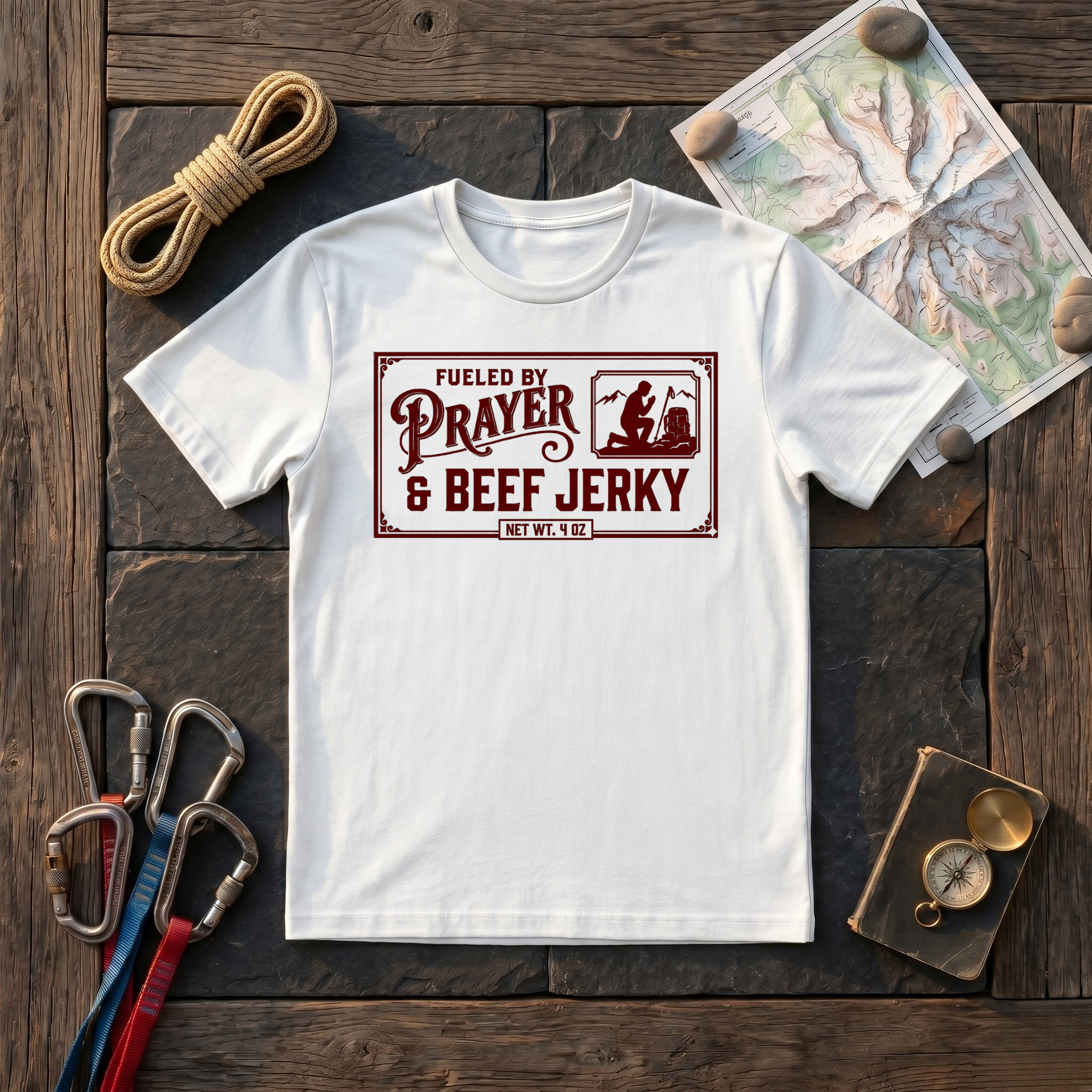 Fueled by Prayer & Beef Jerky T-Shirt