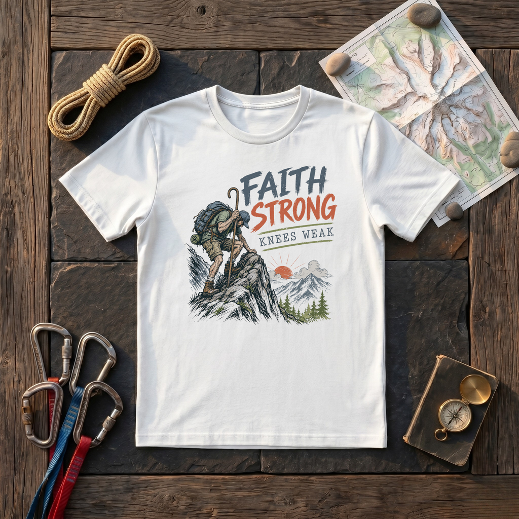 Faith Strong Knees Weak T-Shirt