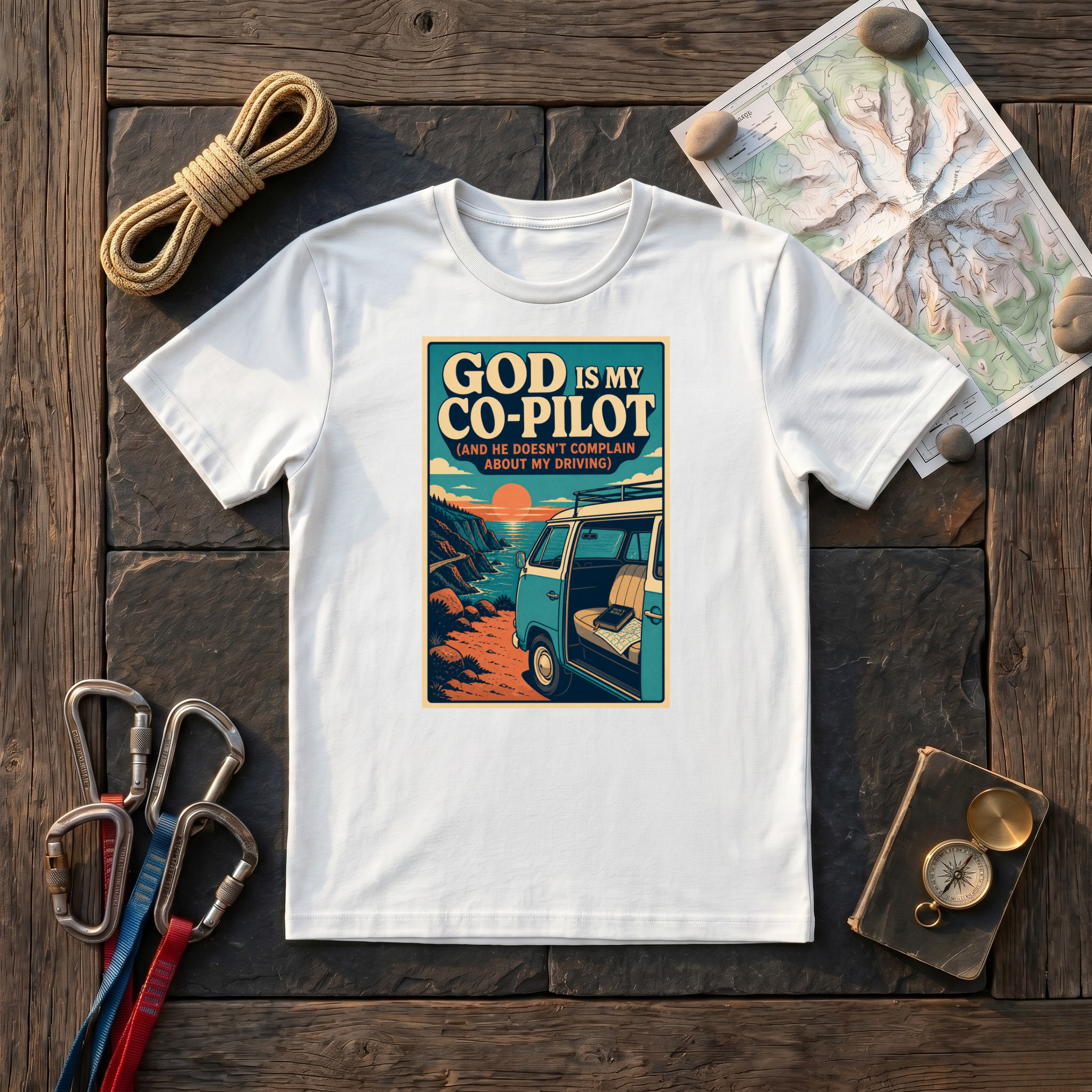 God Is My Co-Pilot T-Shirt