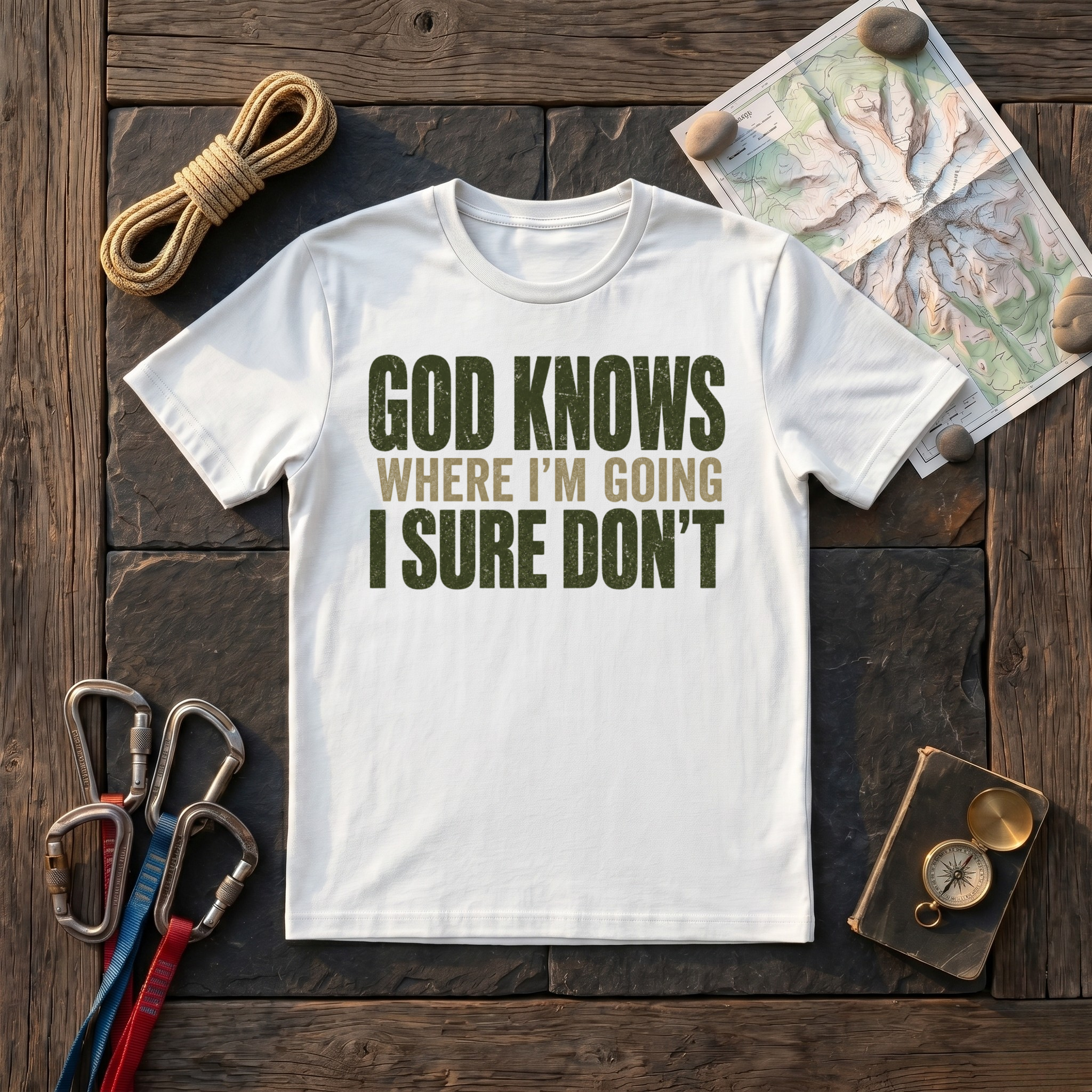 God Knows Where I'M Going, I Sure Don't T-Shirt