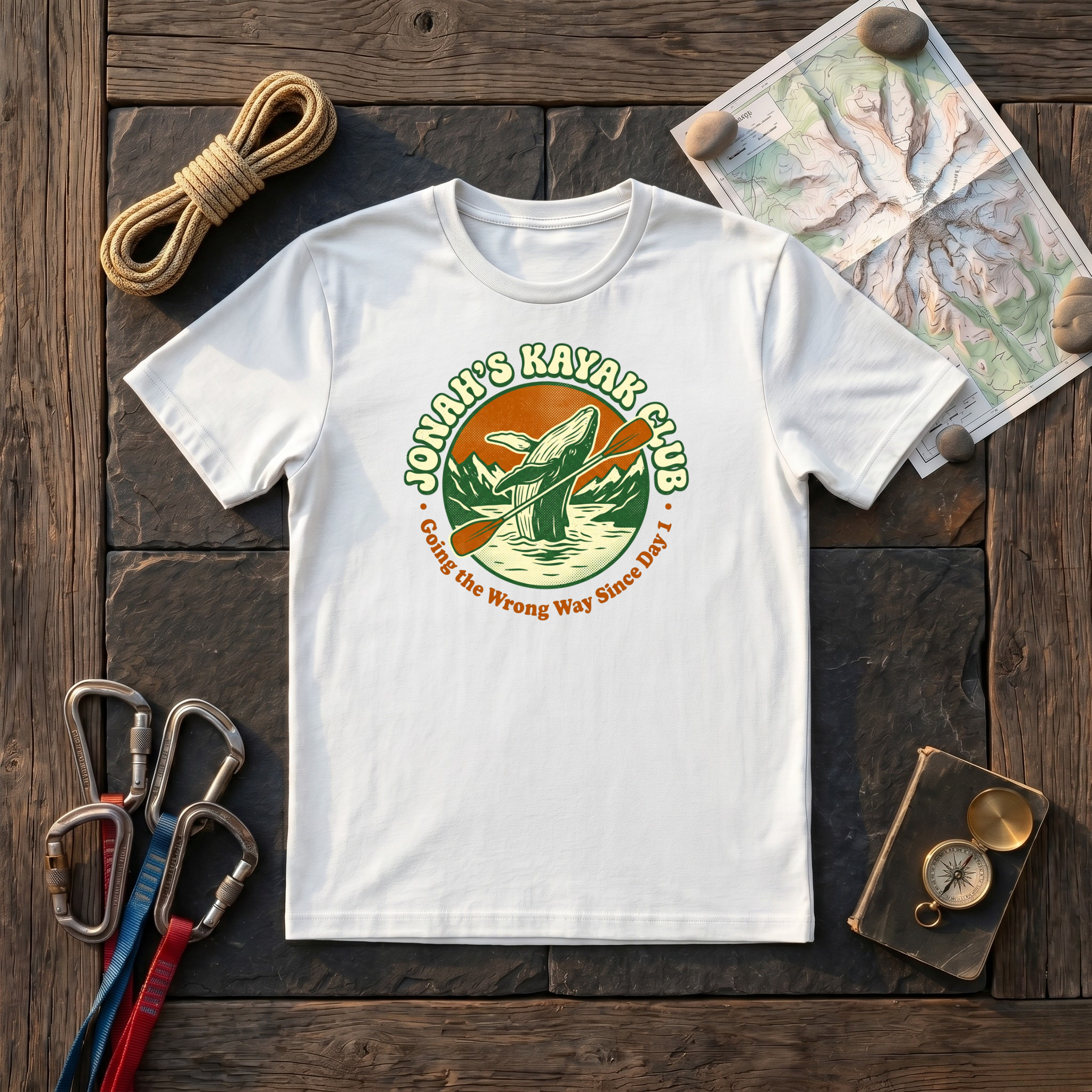 Jonahs Kayak Club Going The Wrong Way Since Day 1 T-Shirt
