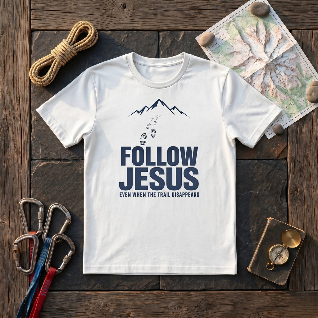 Follow Jesus Even When The Trail Disappears T-Shirt