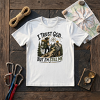I Trust God But I'M Still Me (Woman) T-Shirt